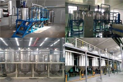 Grenn tounsòl lwil oliv Dewaxing raffinage ekipman